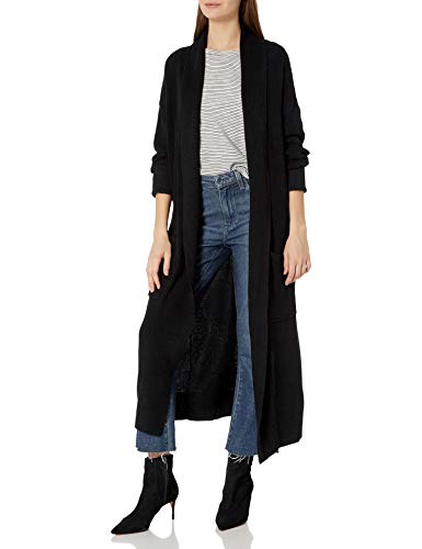 Cable Stitch Women's Open Placket Long Cardigan