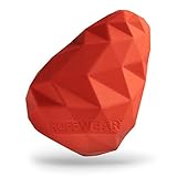 Ruffwear, Gnawt-a-Cone - Durable Treat Dispensing Toy for Dogs, Made from Natural Latex Rubber, Sockeye Red