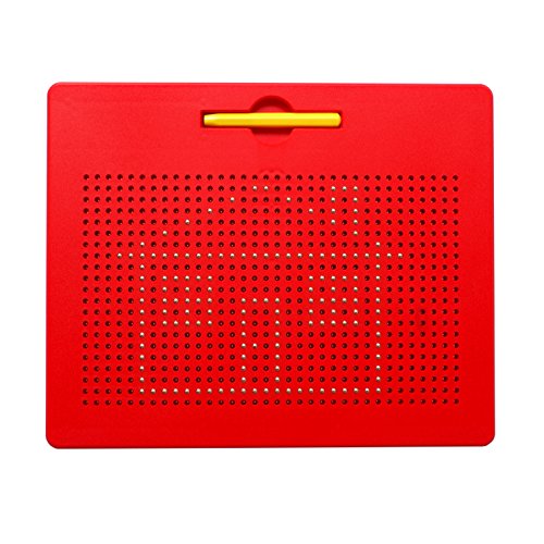 xcivi Large Size Free Play Doodle Magnetic Board Magnetic Drawing Tablet (Free Play-Red)