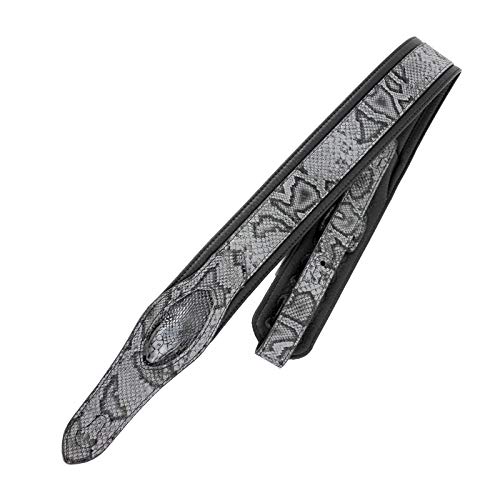Walker & Williams SF-106 Grey Python Snake Pattern Strap with Snakehead Â 