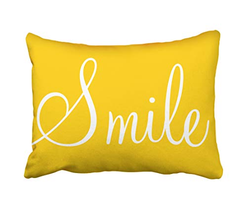 Book Cover Tarolo Decorative Throw Pillow Cases Covers Smile Sunshine Yellow Decorative 20x26 Inches (51x66cm) Decor Pillow Cove Case Pillowcase Two Sided