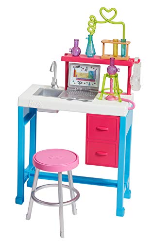 Book Cover Barbie Lab Playset with Science Equipment