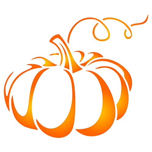 Halloween Pumpkin Stencil, 3.5 x 3 inch (S) - Decorative Vegetable Pump Kin Stencils for Painting Template