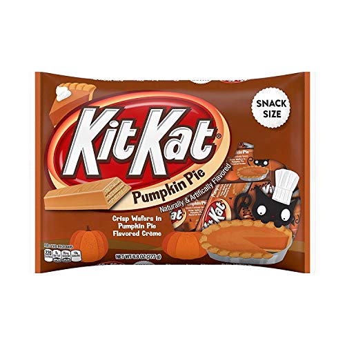 Book Cover KitKat Pumpkin Pie Snack Size Crisp Wafers 9.8oz (Single Pack)
