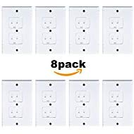 Universal Self-Closing Electrical Outlet Covers,Extra Safe Retardant Child Safety Guards Socket Plugs Protector, BPA Free, Hardware Included