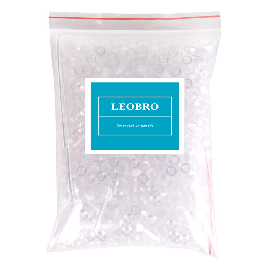 Brodi Fishbowl Beads for Crunchy Slime, 3 Pack Clear Plastic Vase Filler Beads for Homemade Slime, 7mm/0.28 inch Clear Fishbowl Beads for Slime DIY Craft ((180g/6.35 Ounces)