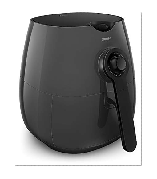Philips Daily Collection hd9216/41 Solo intégré Low Fat Fryer 1425 W Gris – Friteuse (Low Fat Fryer, 0,8 kg, Rapid Air, 30 min, Solo, Gris)