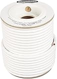 Amazon Basics 14-Gauge Audio Speaker Wire Cable - 99.9% Oxygen-Free Copper, 100 Feet White