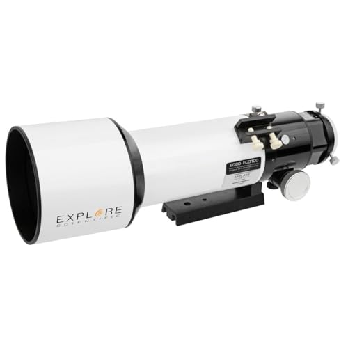 Explore Scientific FCD100 Series 80mm Air-Spaced Apochromatic Triplet Refractor Telescope for Astrophotography Astronomy