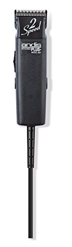Andis 12485 Ultra-Light 2-Speed Professional-Grade Detachable Blade Clipper, Animal/Dog Grooming, For All Coats & Breeds, AG, Black