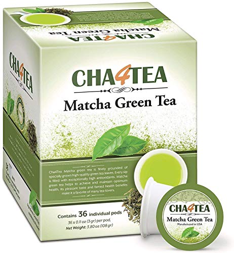 Book Cover Cha4TEA 36-Count Matcha Green Tea for Keurig