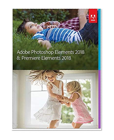 Adobe Photoshop Elements 2018 & Premiere Elements 2018 | Standard English | PC/Mac | Disque