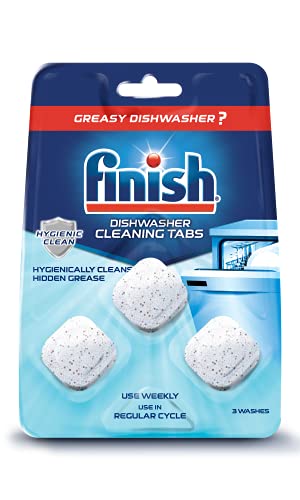 Book Cover Finish In-Wash Dishwasher Cleaner: Clean Hidden Grease and Grime, 3 ct