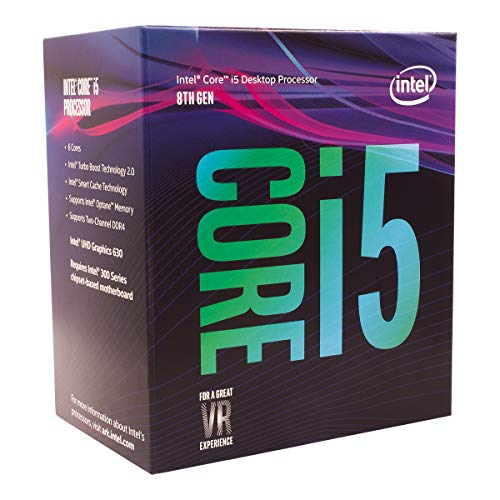 Book Cover Intel Core i5-8400 Desktop Processor 6 Cores up to 4.0 GHz LGA 1151 300 Series 65W