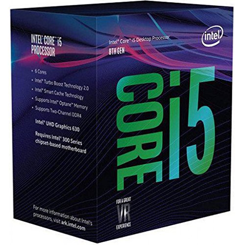 Book Cover Intel Core i5-8600K Desktop Processor 6 Cores up to 4.3 GHz Unlocked LGA 1151 300 Series 95W