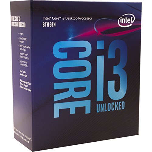 Intel Core i3-8350K Desktop Processor 4 Cores up to 4.0 GHz unlocked LGA 1151 300 Series 91W