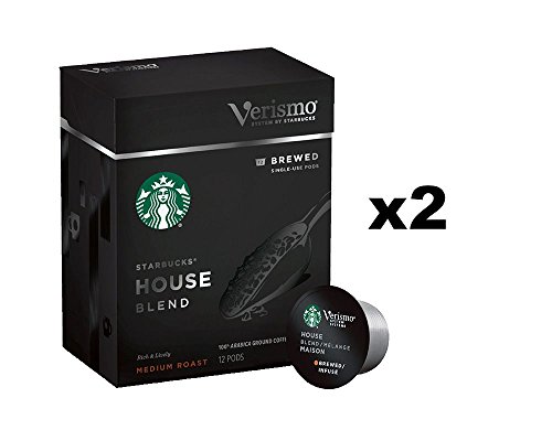Starbucks House Blend Brewed Coffee Verismo Pods (24 Count)
