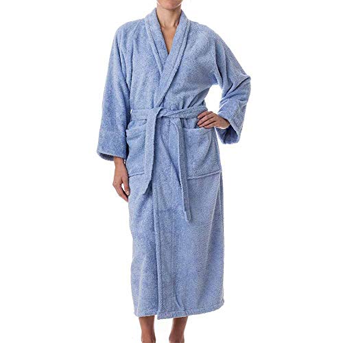 Robes for Women and Men - 100% Long Staple Cotton Plush Terry Cotton Unisex Robe