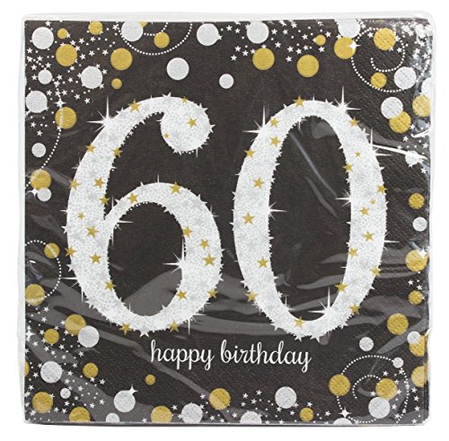 Sparkling Celebration 60 Beverage Paper Napkins (Pack of 32)