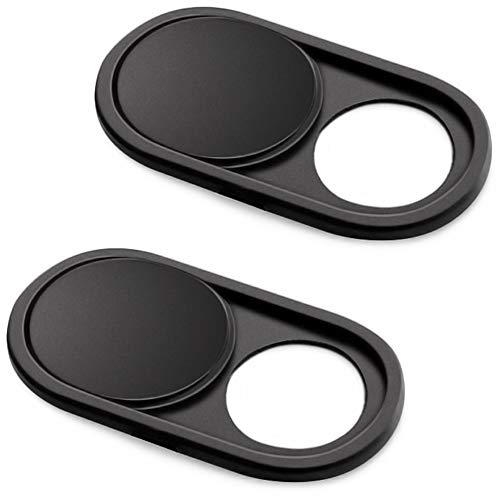 Webcam Cover Slider 0.026in, CloudValley Ultra-Thin Metal Web Camera Cover for MacBook Pro, Laptop, MacBook Air, iMac, PC, Surface Pro, iPhone, Protecting Your Digital Life[2 Pack]
