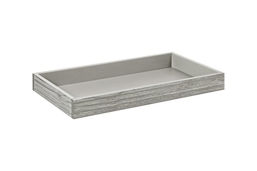 Book Cover DaVinci Universal Removable Changing Tray, Rustic Grey