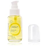 Coconut Oil Hair Serum - Infused with Raw Virgin Olive Oil, Sweet Almond, Keratin, Algae Extract - Rejuvenate, Strengthen and Restore Hair to Natural Beauty - 50ml (1 Pack)
