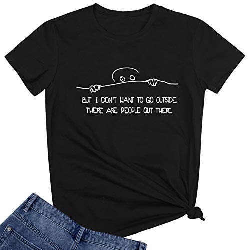 BLACKOO Women Fashion Summer T-Shirts Casual Crewneck Girl Tops Tee