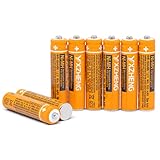 YXZHENG AAA Battery 8PCS 1.2V 550mAh Rechargeable NI-MH HHR-55AAABU Compatible with Panasonic Cordless Wireless Phone Telephone Handsets DECT 6.0 Recyclable 2000+ Times