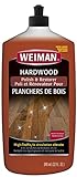 Weiman Wood Floor Polish and Restorer - 32 Ounce - High-Traffic Hardwood Floor, Natural Shine, Removes Scratches, Leaves Protective Layer, Packaging May Vary