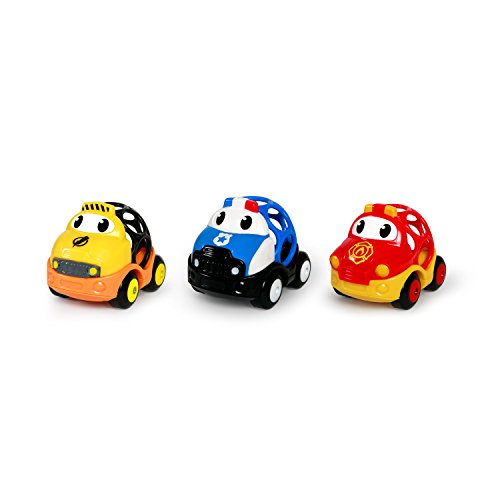 Bright Starts Go Grippers 3-Piece Emergency Push Vehicle Set, Ages 18 Months +
