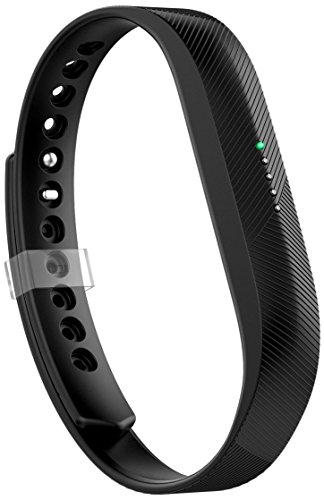 LEEFOX Band for Fitbit Flex 2, Adjustable Fit Bit Flex 2 Accessory Silicon Replacement Wristband w/Fastener Clasp Fitness Strap for Original Flex 2, Black, Large (Psalm 23-3)