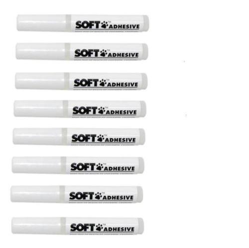 Litterboy Pets Soft Paws Claws Glue ONLY Adhesive for Cat Dog Feline Canine Nail Caps- Choose Quantity (8 Tubes Glue)