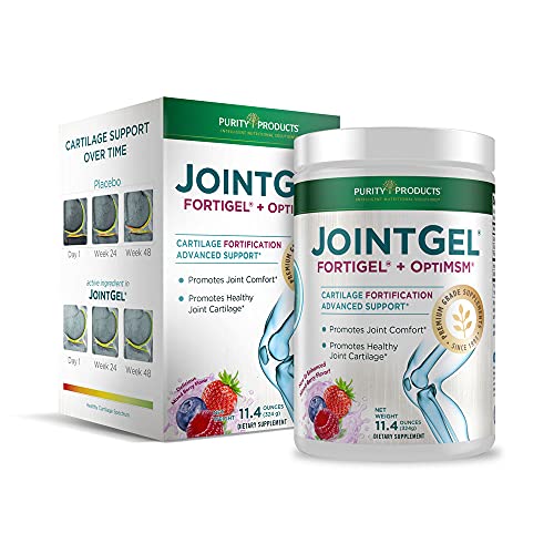 Book Cover JointGel Formula - Purity Products - Collagen Peptides + MSM - Supports Joint Flexibility + Fortify Joint Cartilage - Berry Powder - 30 Day Supply