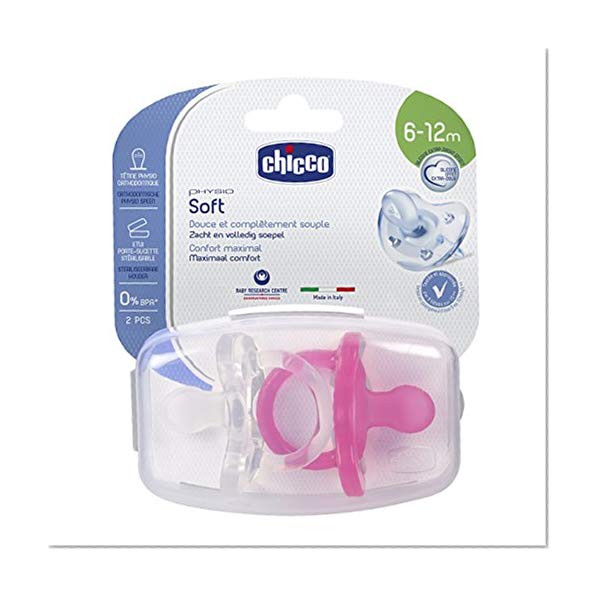 Chicco 73033120030 Tout Silicone Sucette Physio Soft 6-12 Mois