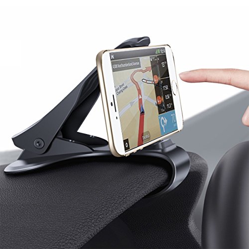 Dopobo Phone Holder for Car, HUD Design Car Phone Mount : [Update Version] Adjustable Dashboard Cell Phone Cradle (Update Black) (Updated)