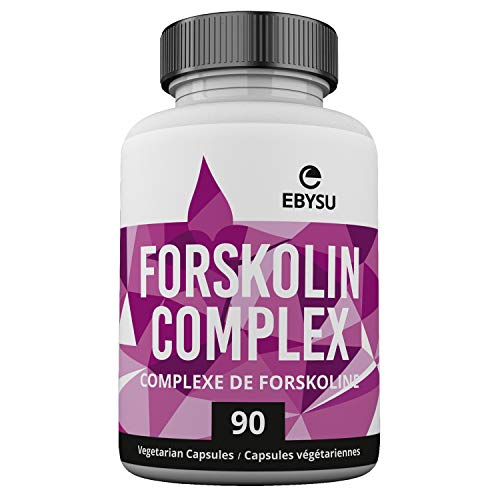 EBYSU Forskolin Extract - 500mg Max Strength - 90Capsules Weight Loss & Appetite Suppressant Supplement