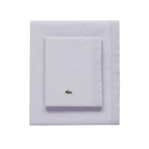 Book Cover Lacoste Sheet Set, Light Grey, Twin XL