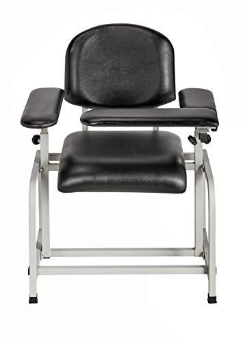Book Cover AdirMed Padded Blood Drawing Chair (Black)