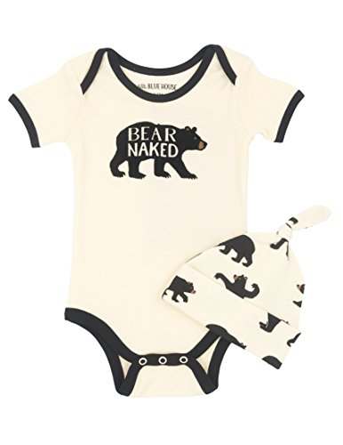 Little Blue House by Hatley baby-boys Bodysuit & Cap