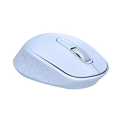 VicTsing Wireless Mouse with Mouse Pad , 2.4G Portable Mobile Optical Mouse with USB Nano Receiver, 5 Adjustable DPI Levels, 6 Buttons and Ergonomic Mouse Pad Combo for Notebook, PC, Laptop-Black