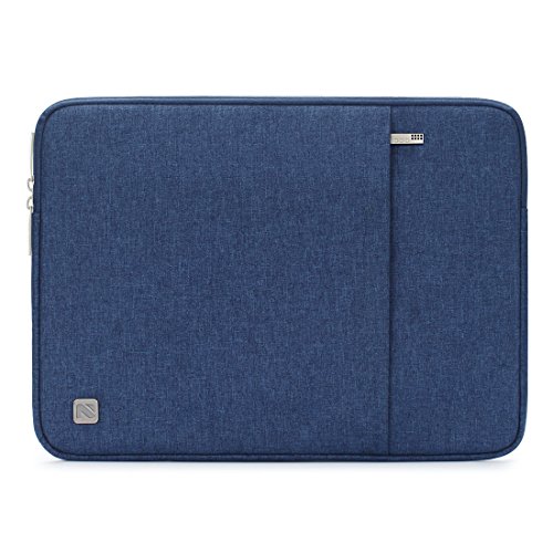 NIDOO 14 Inch Laptop Sleeve Water-Resistant Computer Case Portable Carrying Bag for 14" Notebook / 14" Lenovo ThinkPad X1 Carbon/Yoga 920 14" / 13.5" Microsoft Surface Book, Blue