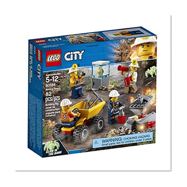 LEGO City - L’équipe minière - 60184 - Jeu de Construction