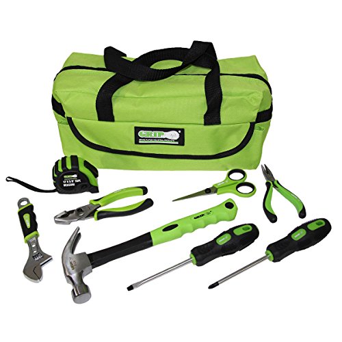 9 pc Children's Tool Set Lime