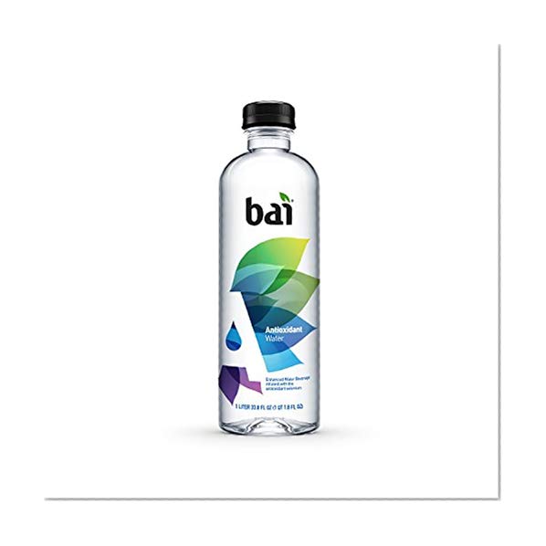 Book Cover Bai Antioxidant Water, Alkaline Water, Infused with the Antioxidant Mineral Selenium, Purified Water with Electrolytes added for Taste, pH Balanced to 7.5 or Higher, 33.8 Fluid Ounce, 12 count