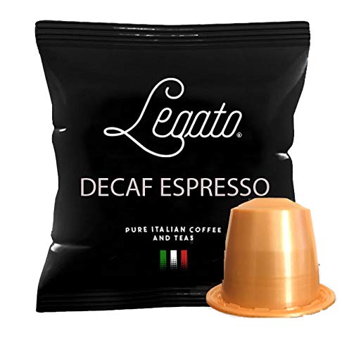 Legato Espresso Single Serve Capsules (Decaf Espresso, 100 Count)