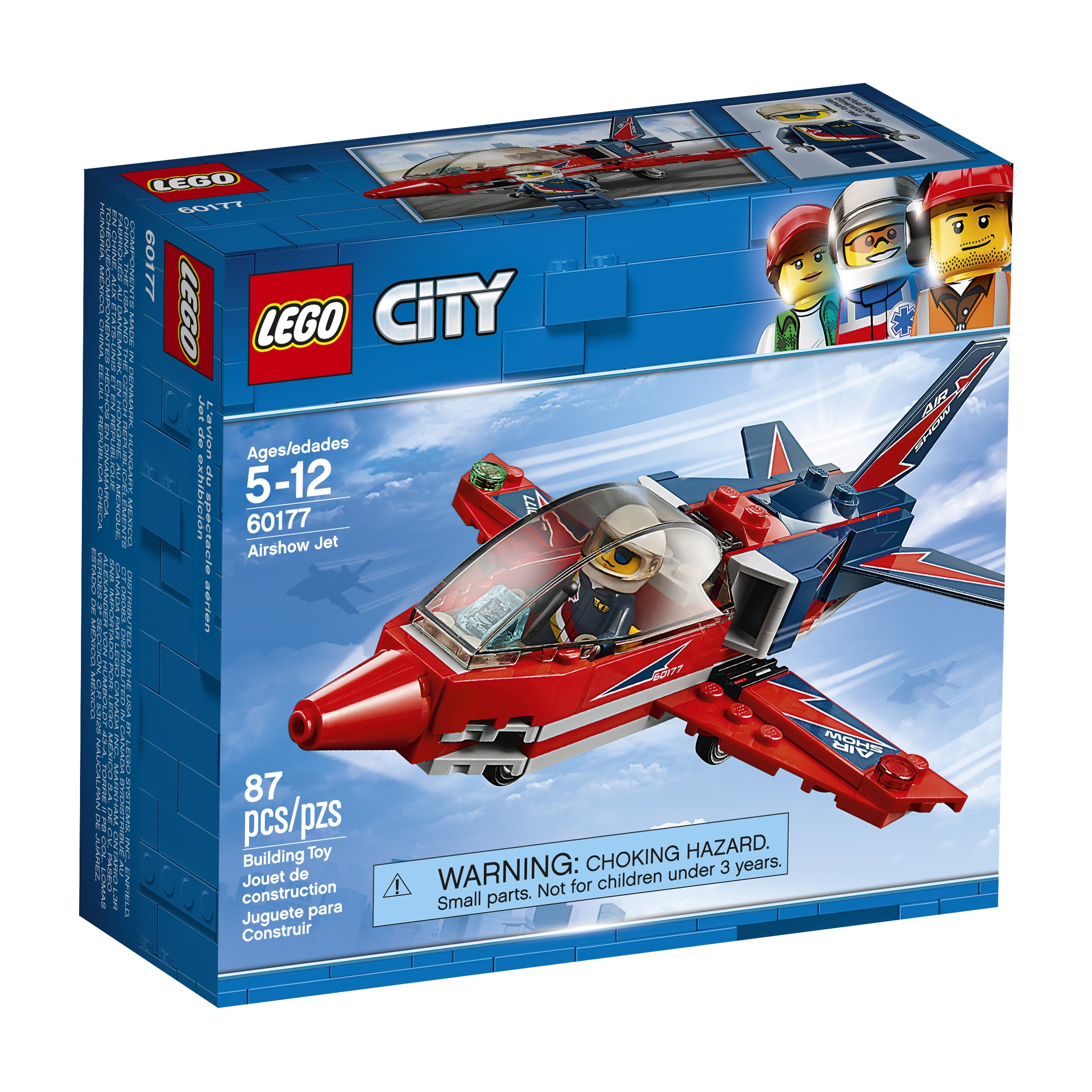 Book Cover LEGO City Airshow Jet 60177 Building Kit (87 Piece)