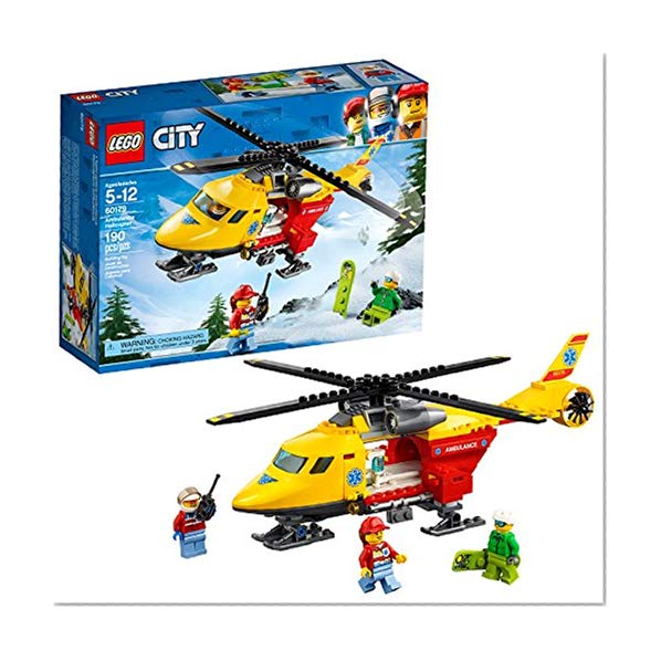 Book Cover LEGO City Ambulance Helicopter 60179 Building Kit (190 Piece)