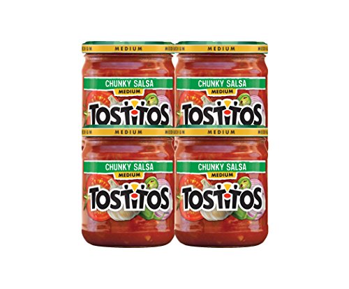 Tostitos Medium Chunky Salsa, 4 Count, 15.5 oz Jars