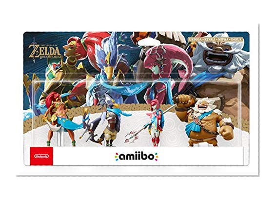 Amiibo 'Collection The Legend of Zelda' - Daruk + Mipha + Revali + Urbosa (Prodiges de The Legend of Zelda: Breath of the Wild)