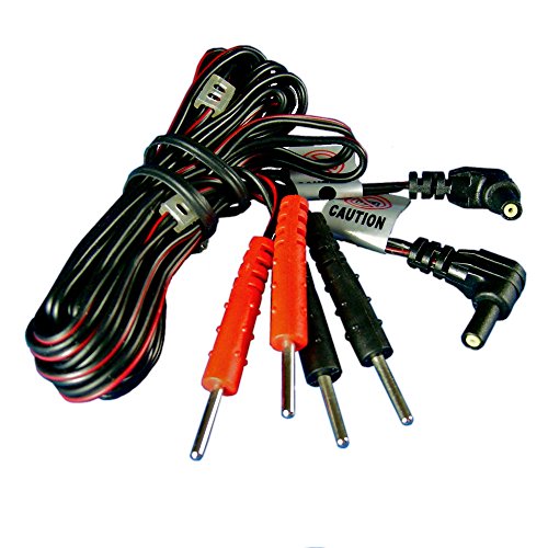 Premium 2 x Lead Wires for TENS and EMS Units - Standard Female Plug